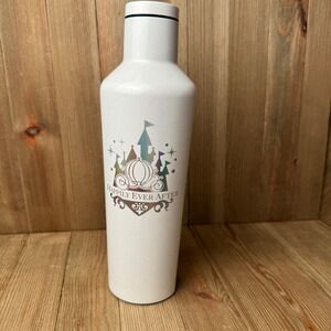 Disney Fairy Tale Weddings Corkcicle Bottle‎ 16oz White Happily Ever After Bride